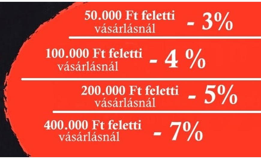 Mennyiségi kedvezmény!