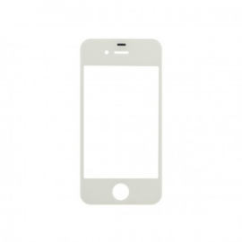Előlap és érintő üveg üveg iPhone 4S fehér