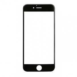 Előlap üveg iPhone 6 fekete