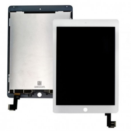 LCD Kijelző és előlap A1566 / A1567 (iPad Air 2) fehér