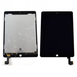 LCD Kijelző iPad Air 2 + előlap fekete A1566 A1568
