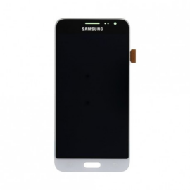 LCD kijelző Samsung J320 (Galaxy J3 2016) fehér gyári SERVICE PACK