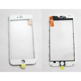 előlap üveg + keret + OCA iPhone 6 Plus fehér