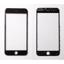 Előlap üveg kerettel és OCA réteggel iPhone 6s Plus fekete
