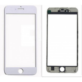 előlap üveg + keret + OCA iPhone 6S Plus fehér