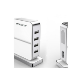 Wewo W-005 Hálózati töltő 4 USB 6A fehér