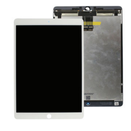 LCD Kijelző iPad Pro 10.5 (2017) 1.gen + előlap fehér A1701 A1709 A1852