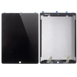 LCD Kijelző iPad Pro 12.9 (2015) 1.gen  + előlap fekete A1538 A1550