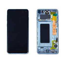 LCD Kijelző Samsung G973F S10 kék ORG GH82-18850C GH82-18835C