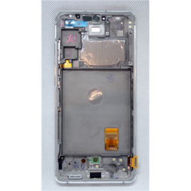 LCD kijelző Samsung G780 (Galaxy S20 FE) fehér gyári SERVICE PACK