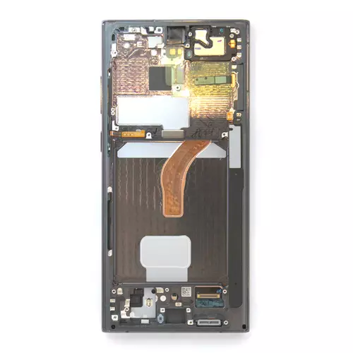 LCD Kijelző Samsung S908 (S22 Ultra) fekete ORG GH82-27488A/27489A