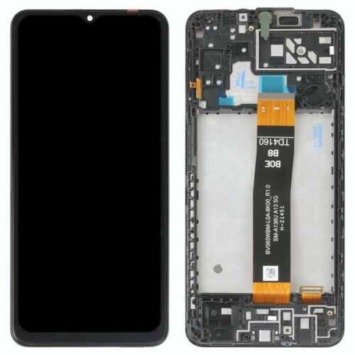 LCD kijelző Samsung A047 (A04s) fekete ORG GH82-29806A