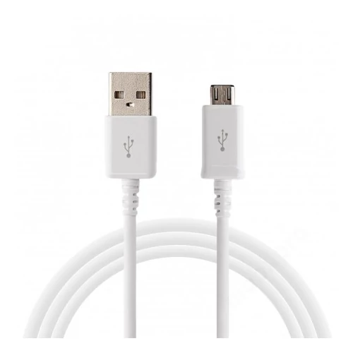 Micro USB to USB   töltő- és adatkábel  1m fehér