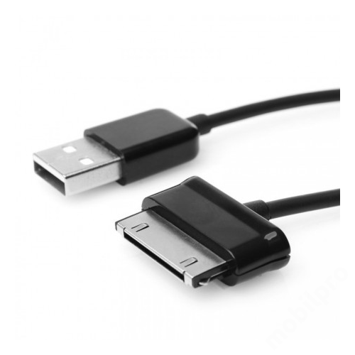 30PIN to USB  Samsung Galaxy Tab töltő- és adatkábel fekete