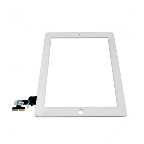 Előlap és érintő üveg iPad 2 fehér Utángyártott