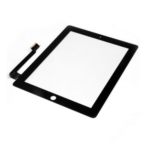 előlap iPad 3 - iPad 4 fekete AAA