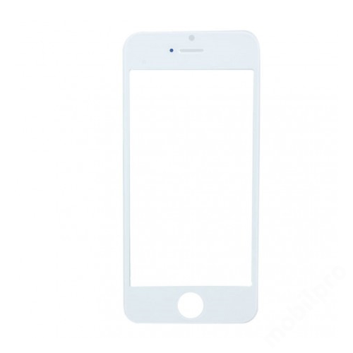 előlap üveg iPhone 5 - iPhone 5c - iPhone 5s fehér 