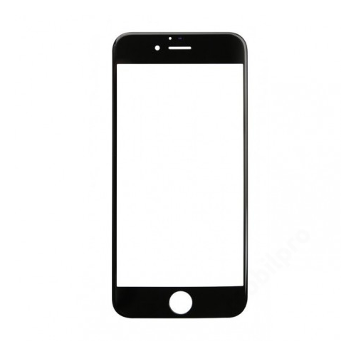 Előlap üveg iPhone 6 fekete