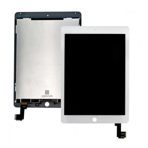 LCD Kijelző és előlap A1566 / A1567 (iPad Air 2) fehér