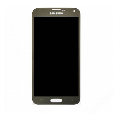 LCD kijelző Samsung G800 (Galaxy S5 mini) arany gyári SERVICE PACK