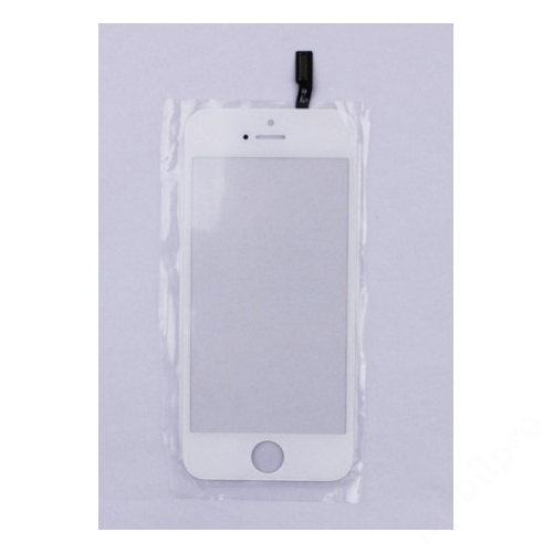 Előlap és érintő üveg üveg iPhone 5s fehér
