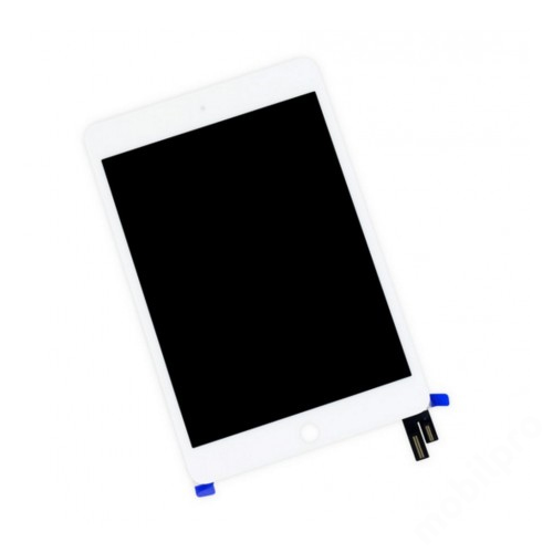 LCD Kijelző és előlap A1538 / A1550 (iPad mini 4) fehér