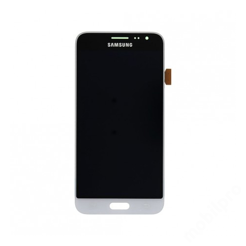 LCD Kijelző Samsung J320 (J3 2016) fehér ORG GH97-18414A/18748A