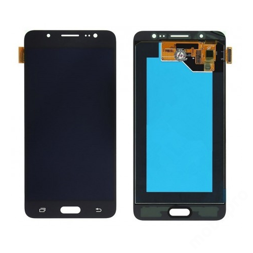 LCD kijelző Samsung J510 (Galaxy J5 2016) fekete gyári SERVICE PACK