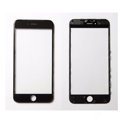 előlap üveg + keret + OCA iPhone 6S Plus fekete
