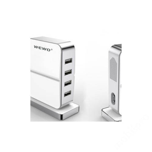 Hálózati töltő Wewo W-005 4 USB 6A fehér