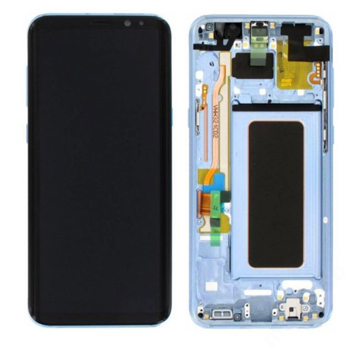 LCD Kijelző Samsung G955 (S8+) kék ORG GH97-20470D/20564D/20565D