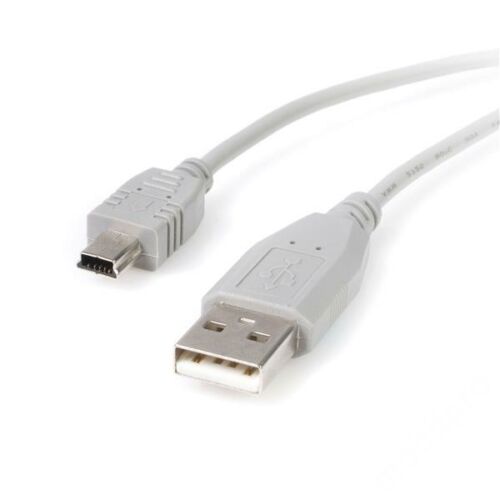 MiniUSB to USB töltő- és adatkábel 1m fehér