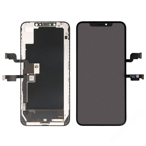 LCD Kijelző iPhone XS Max fekete Utángyártott