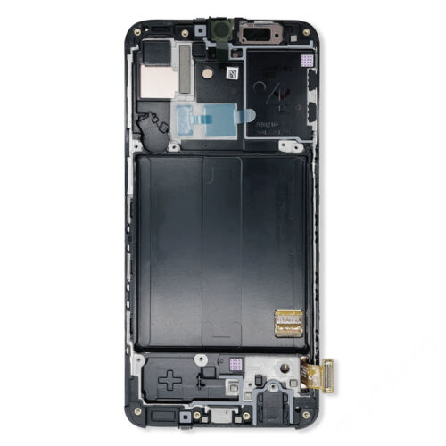 LCD kijelző Samsung A405 (Galaxy A40) fekete gyári SERVICE PACK