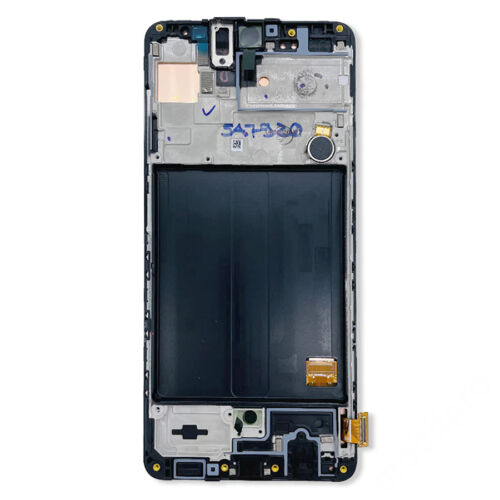 LCD kijelző Samsung A515 (Galaxy A51 4G) fekete gyári SERVICE PACK