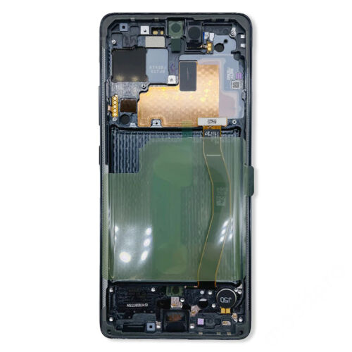 LCD kijelző Samsung G770 (Galaxy S10 Lite) fekete gyári SERVICE PACK