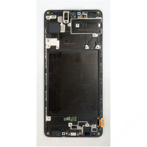 LCD Kijelző Samsung A715 A71 (2020) fekete ORG GH82-22248A