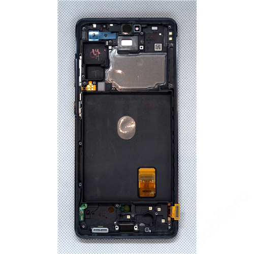 LCD kijelző Samsung G780/G781 (Galaxy S20 FE 4G/5G) kék/fekete gyári SERVICE PACK