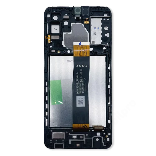 LCD Kijelző Samsung A326 (A32 5G) fekete ORG GH82-25121A/25122A service pack