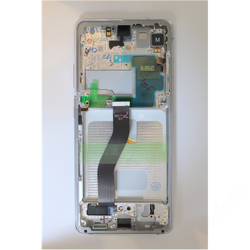 LCD kijelző Samsung G998 (Galaxy S21 Ultra) silver gyári SERVICE PACK