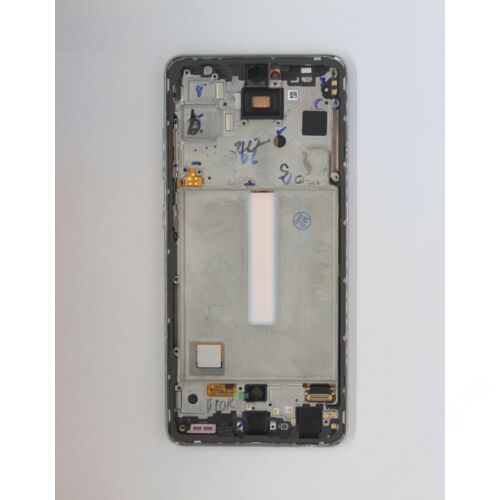 LCD kijelző Samsung A528 (Galaxy A52s) fehér gyári SERVICE PACK