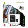 Kép 1/2 - Kingston Canvas Select Plus microSD 32GB 100MB/s adapterrel