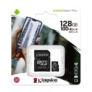 Kép 1/2 - Kingston Canvas Select Plus microSD 128GB 100MB/s adapterrel