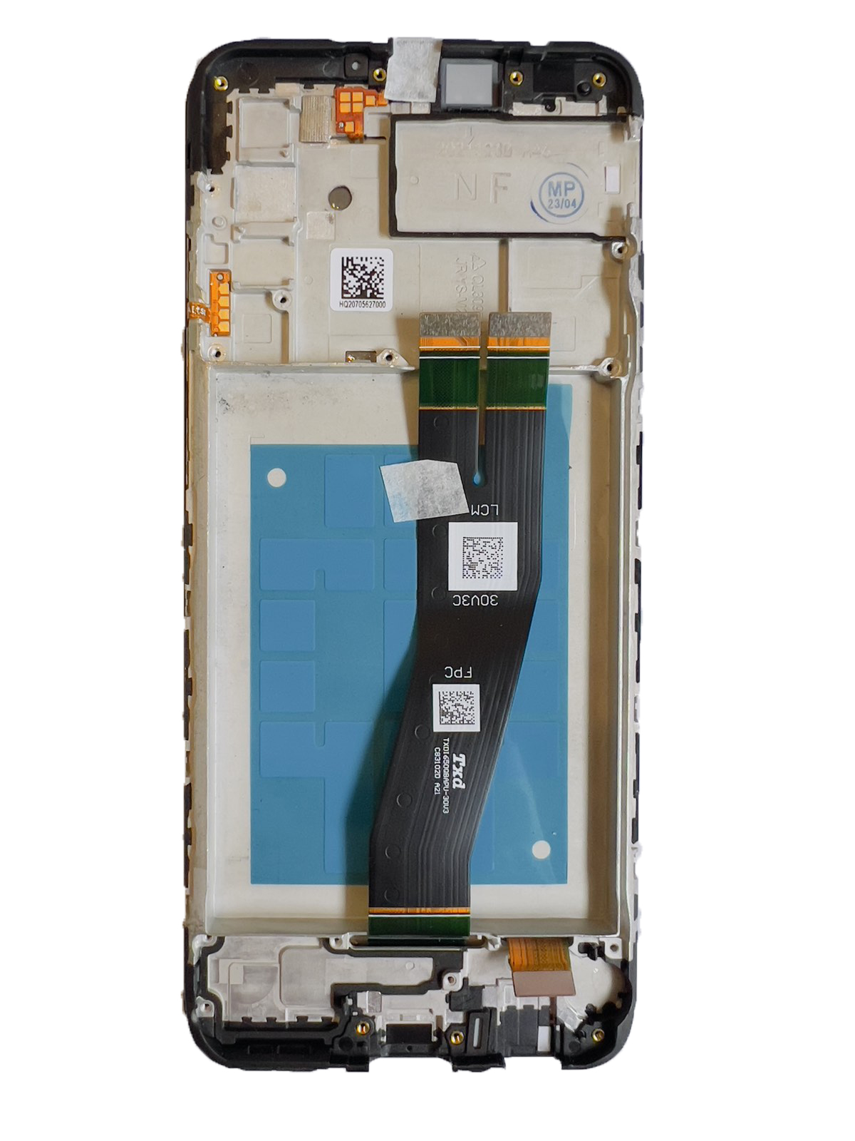LCD Kijelző Samsung A025G (A02s) fekete ORG GH81-20181A