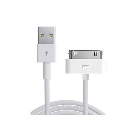 30-pin to USB iPhone 4 töltő- és adatkábel 1m fehér
