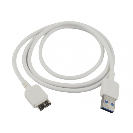 Micro USB-B 3.0 to USB Galaxy Note 3  töltő- és adatkábel 1m fehér