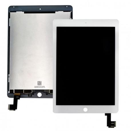 LCD Kijelző és előlap A1566 / A1567 (iPad Air 2) fehér
