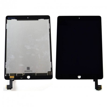 LCD Kijelző és előlap A1566 / A1568 (iPad Air 2) fekete