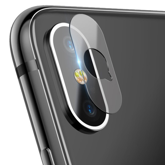 iPhone X/XS 9H kamera védő üvegfólia